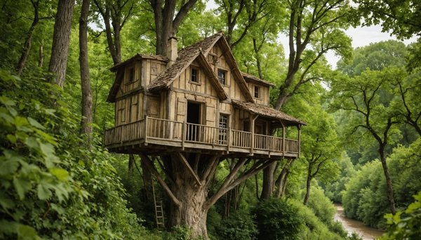 Découvrez les cabanes dans les arbres en dordogne